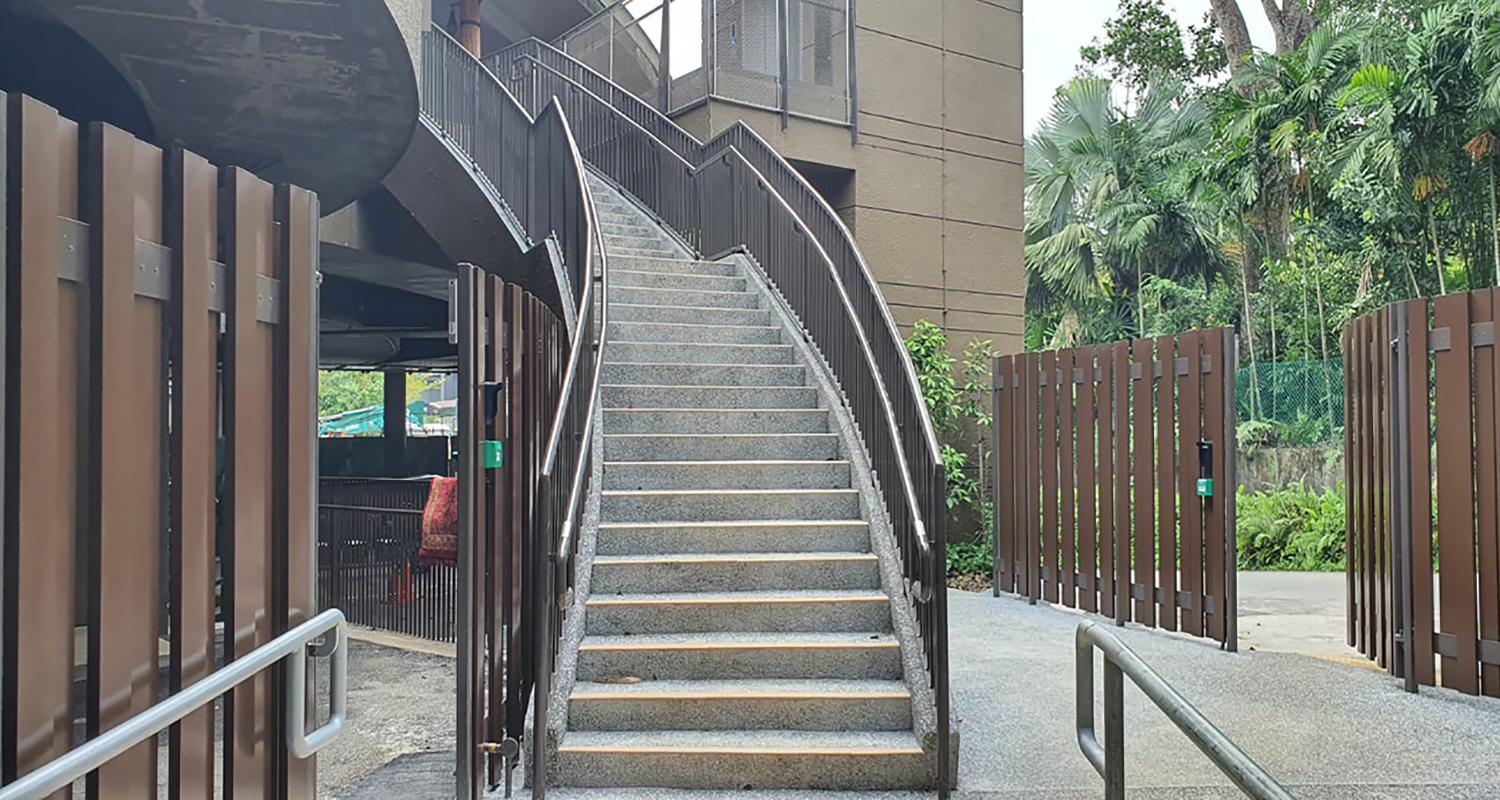 Powder Coating Staircase Railing